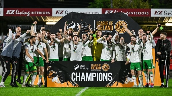 Cork City turn on the style to celebrate league title