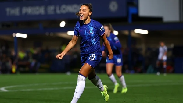 WSL: Stunning Kaneryd volley helps Chelsea past Spurs