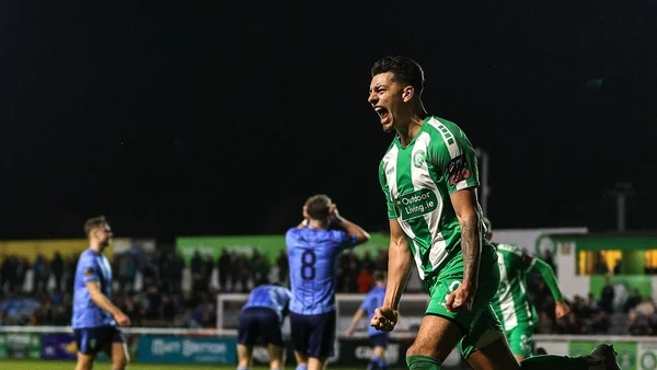 Bray Wanderers take grip of play-off semi-final with UCD