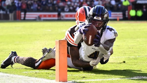 NFL round-up: Browns stun Ravens; Packers leave it late