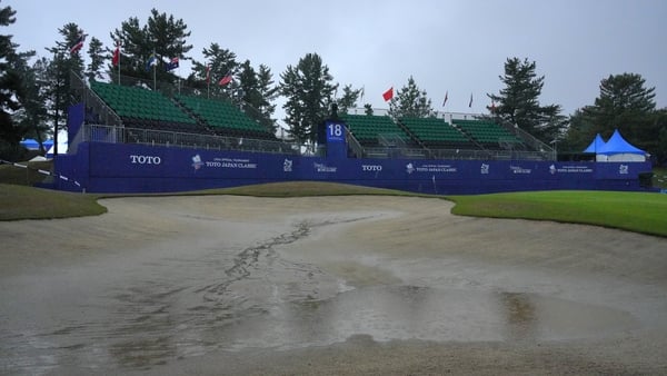 Typhoon washes out third round of Toto Japan Classic