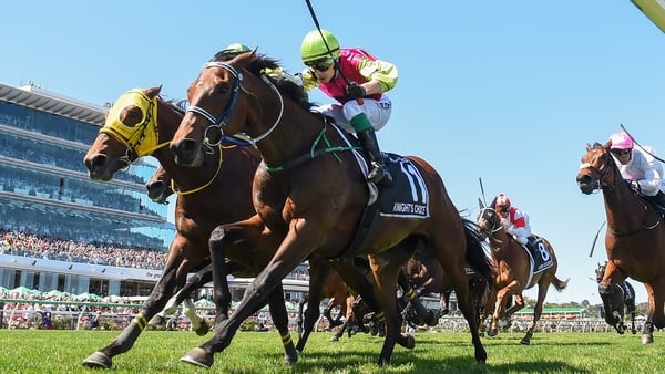 Knight's Choice swoops late for Melbourne Cup shock under Kildare native Robbie Dolan