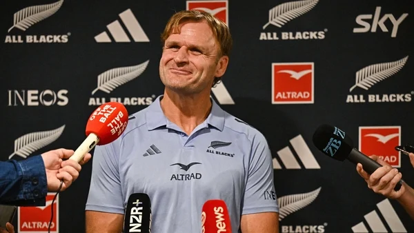 All Blacks head coach Robertson 'emotional' as he recalls his Irish past