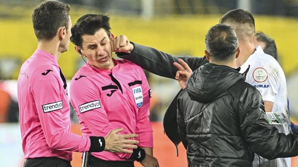 Former Turkish club president jailed for referee punch