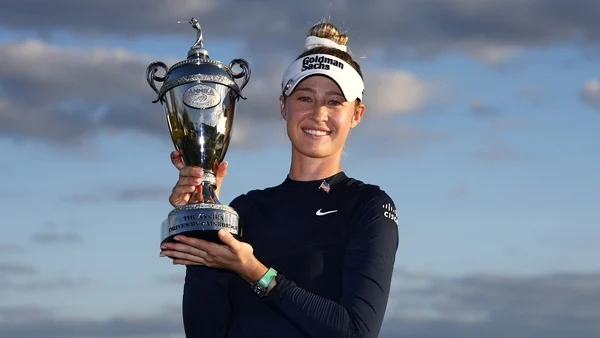 Back-nine surge sees Nelly Korda land The Annika