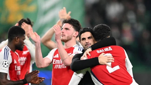 Mikel Arteta hails players as Arsenal answer away day demand at Sporting Lisbon