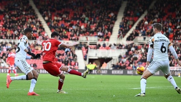 Azaz on target as free-scoring Middlesbrough march on