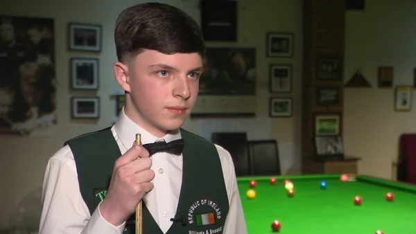 Irish 14-year-old Joe Shannon set to live out snooker dream