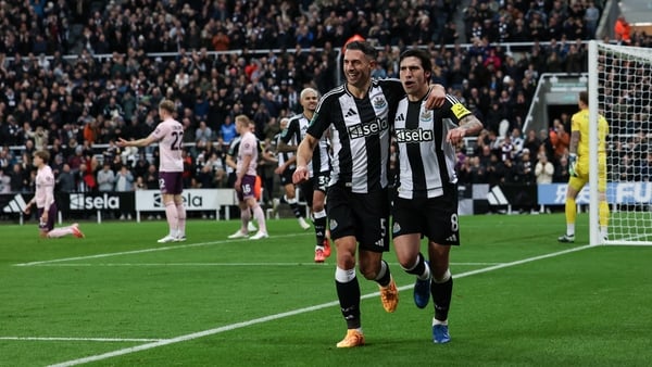 Sandro Tonali double fires Newcastle into Carabao Cup semi