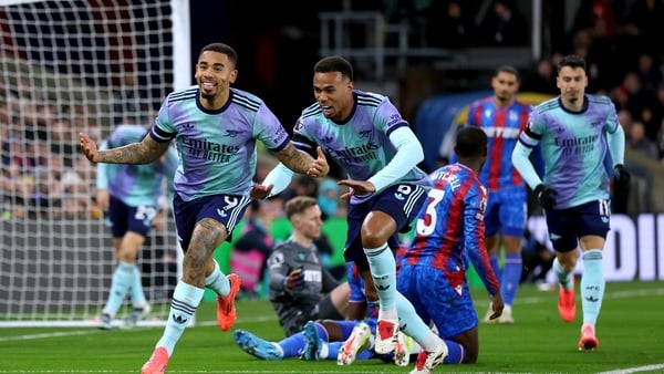 Gabriel Jesus haunts Palace once again as five-star Arsenal close gap on leaders