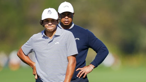 Team Woods shares the lead at PNC Championship