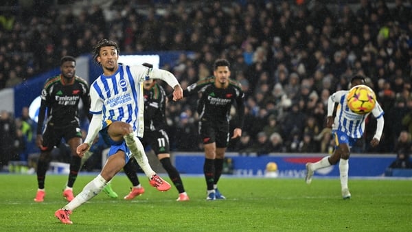 Arsenal setback as Brighton fight back to snatch point