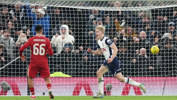 Lucas Bergvall strikes late as Spurs edge out Liverpool in controversial fashion