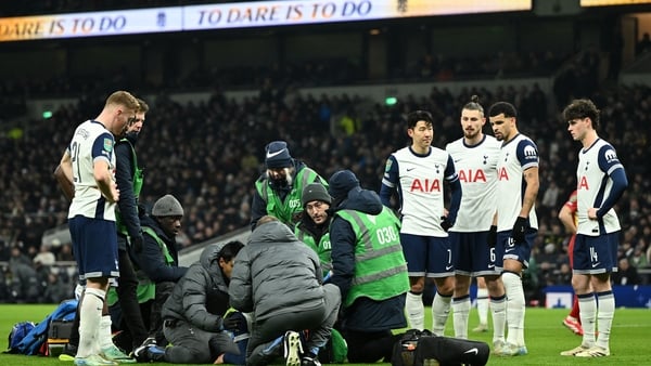 Tottenham's Rodrigo Bentancur 'conscious' after worrying injury